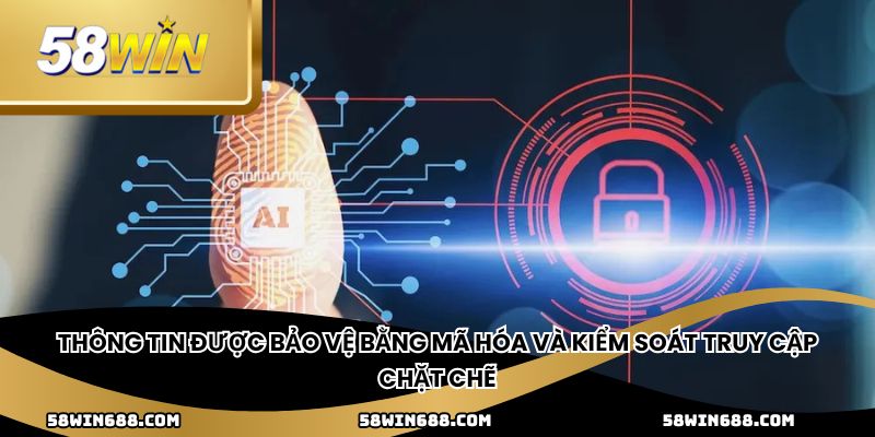 Thông tin được bảo vệ bằng mã hóa và kiểm soát truy cập chặt chẽ