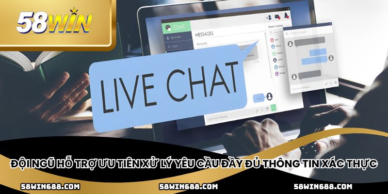 Đội ngũ hỗ trợ ưu tiên xử lý yêu cầu đầy đủ thông tin xác thực